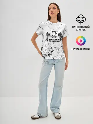 Женская базовая футболка / RAMMSTEIN