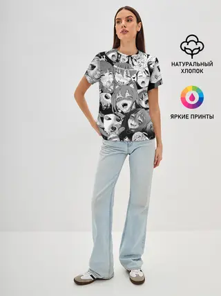 Женская базовая футболка / СЕНПАЙ / SENPAI