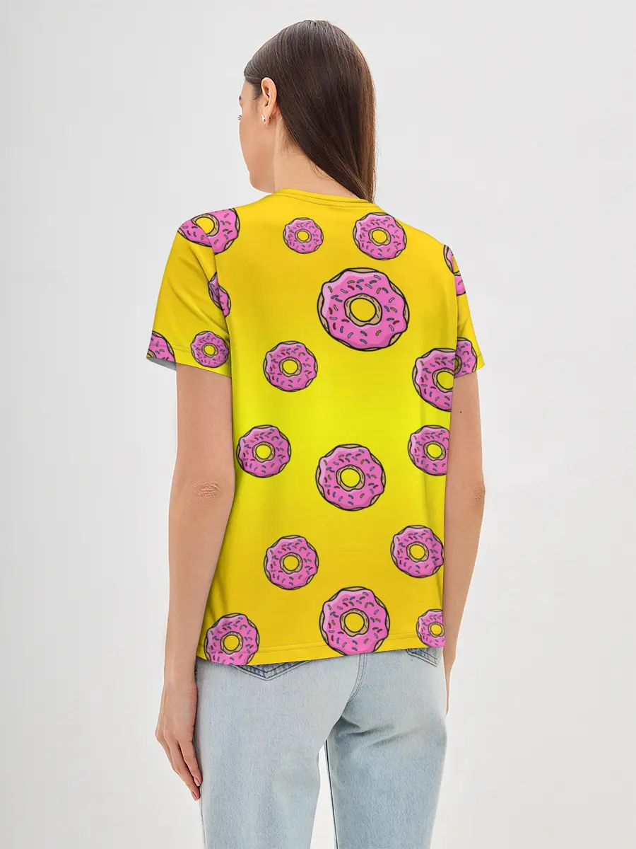 Женская базовая футболка / Симпсоны