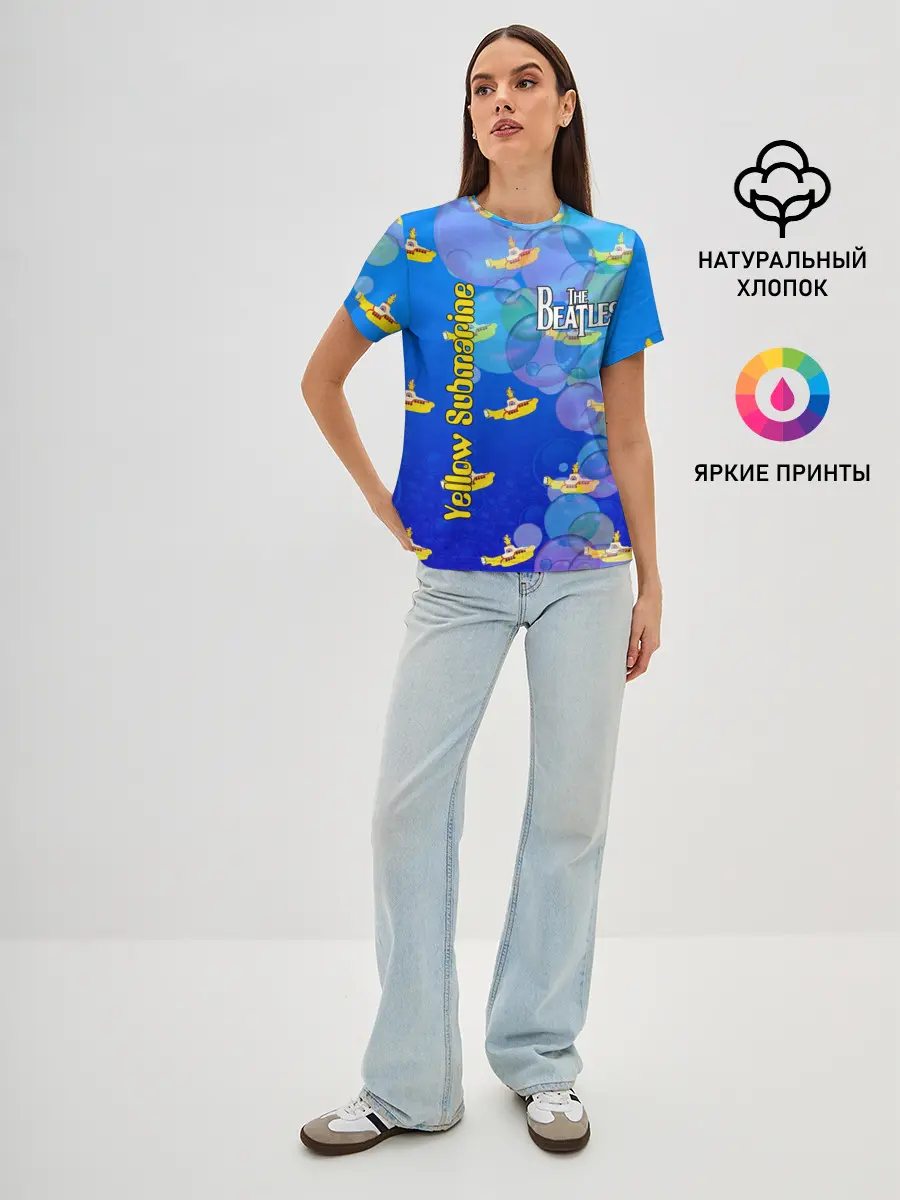 Женская базовая футболка / The Beatles