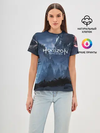 Женская базовая футболка / HORIZON ZERO DAWN