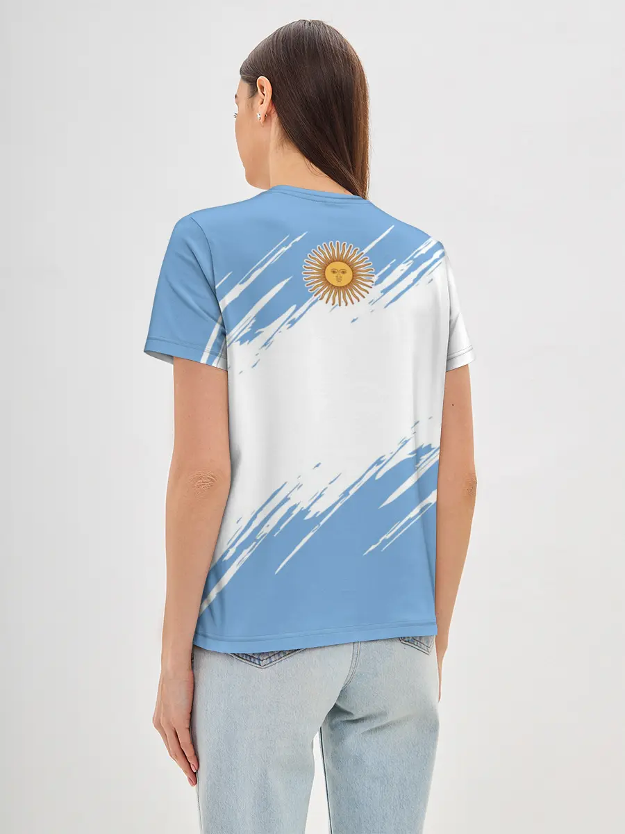 Женская базовая футболка / Аргентина
