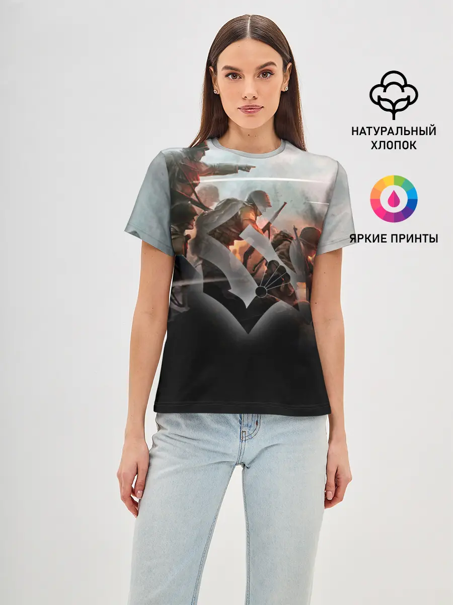 Женская базовая футболка / Sabaton