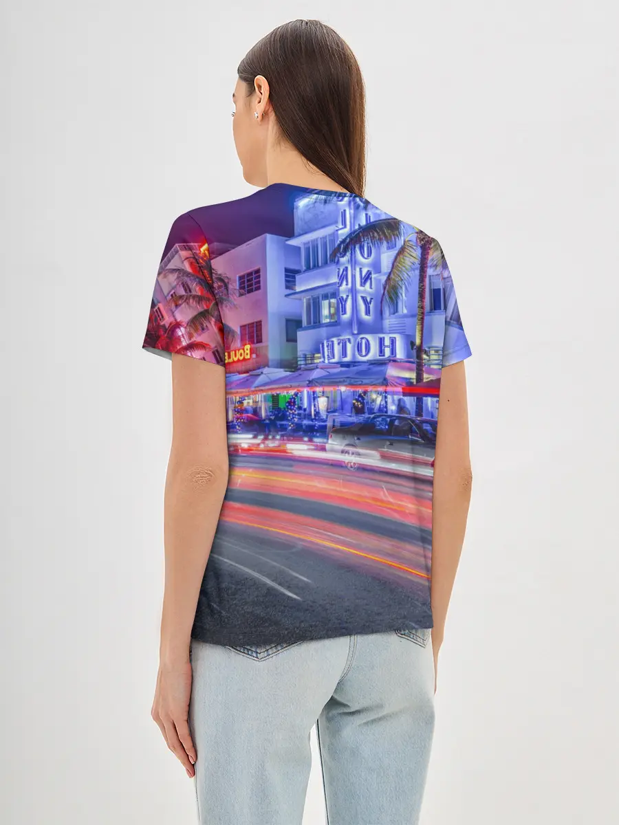 Женская базовая футболка / Илья в стиле GTA