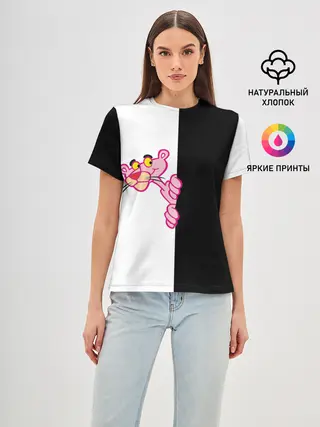 Женская базовая футболка / Пантера