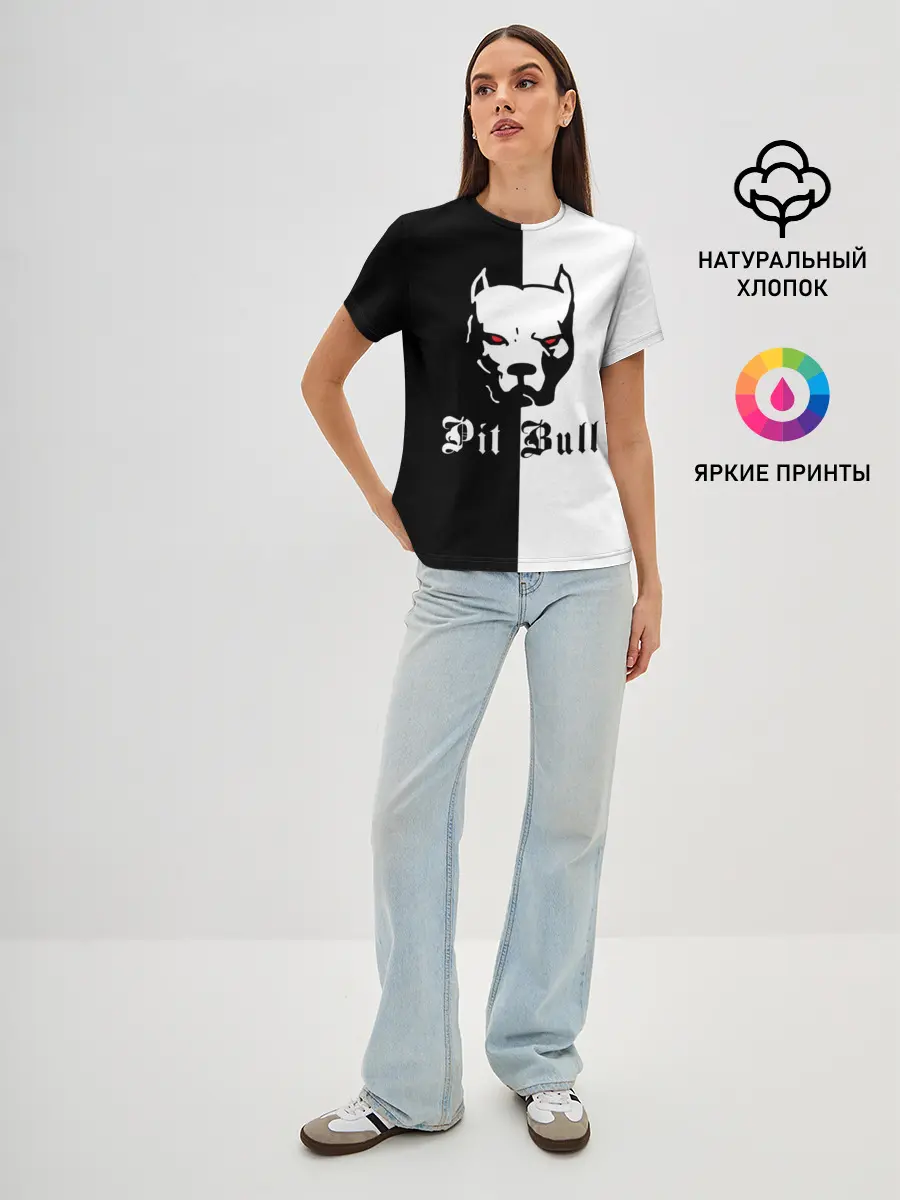 Женская базовая футболка / Pit Bull