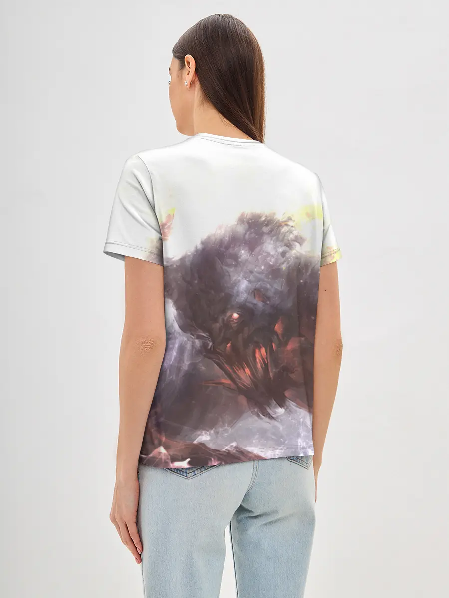 Женская базовая футболка / Демон Войны | The Demon of War