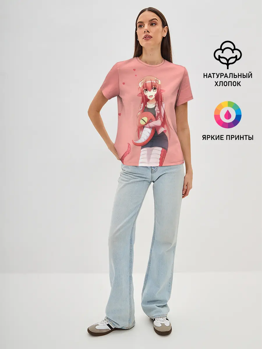 Женская базовая футболка / Ламия Мия