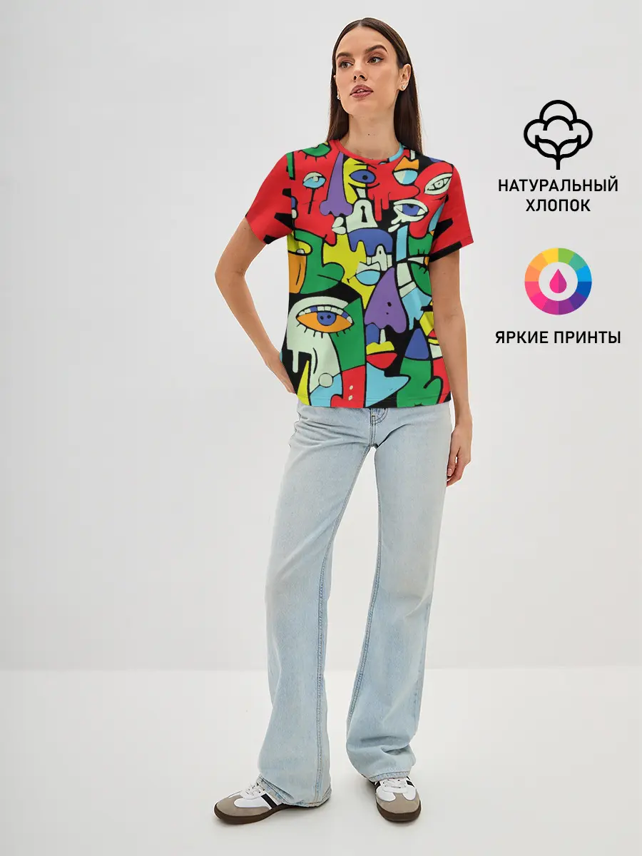 Женская базовая футболка / MNOGOLICE