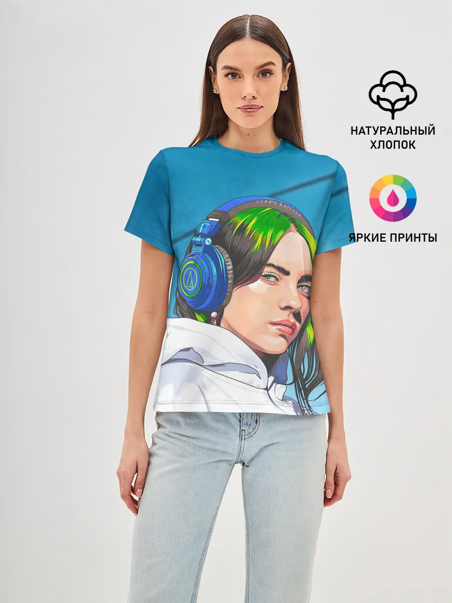 Женская базовая футболка / БИЛЛИ АЙЛИШ