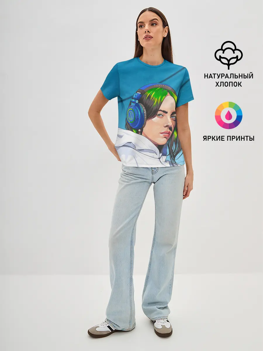 Женская базовая футболка / БИЛЛИ АЙЛИШ