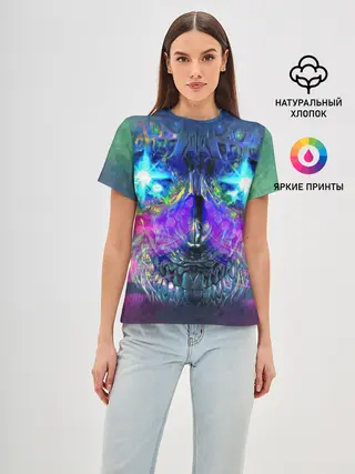 Женская базовая футболка / Черепок