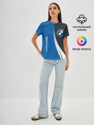 Женская базовая футболка / BMW