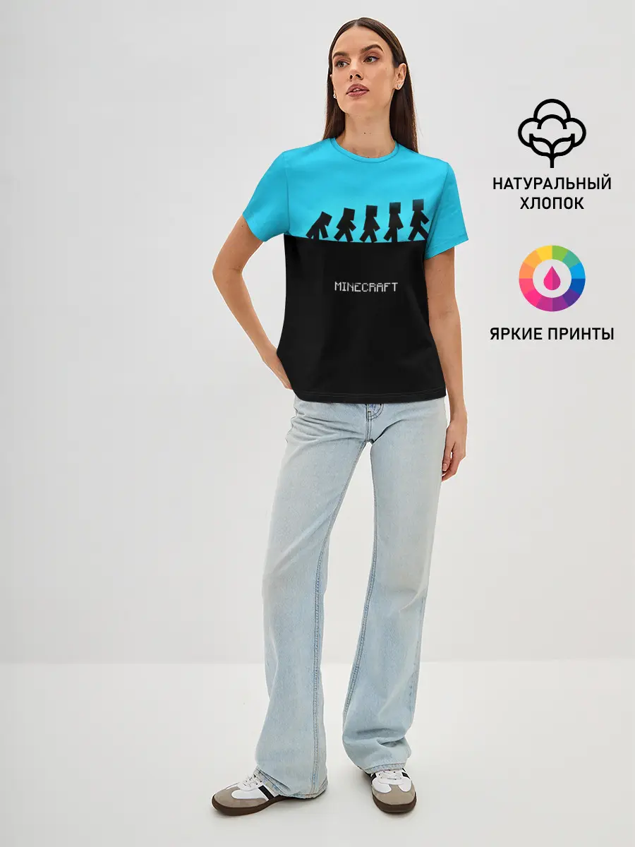 Женская базовая футболка / MINECRAFT