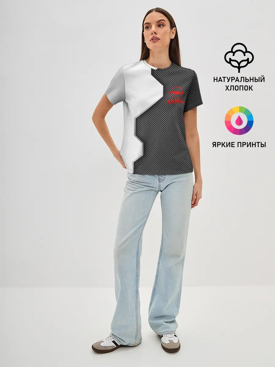 Женская базовая футболка / Opel sport uniform auto