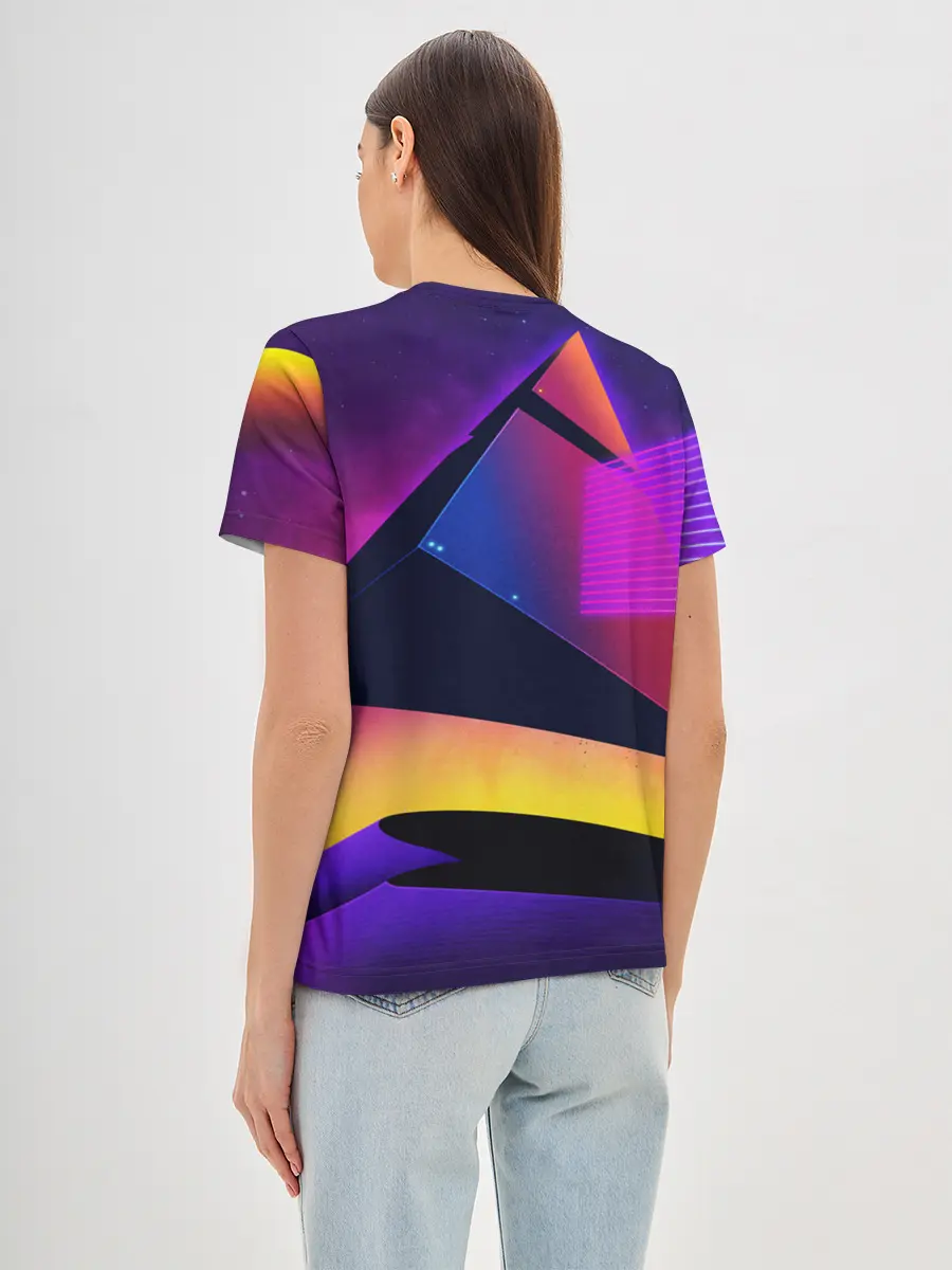 Женская базовая футболка / СТИЛЬ ГЕОМЕТРИЯ