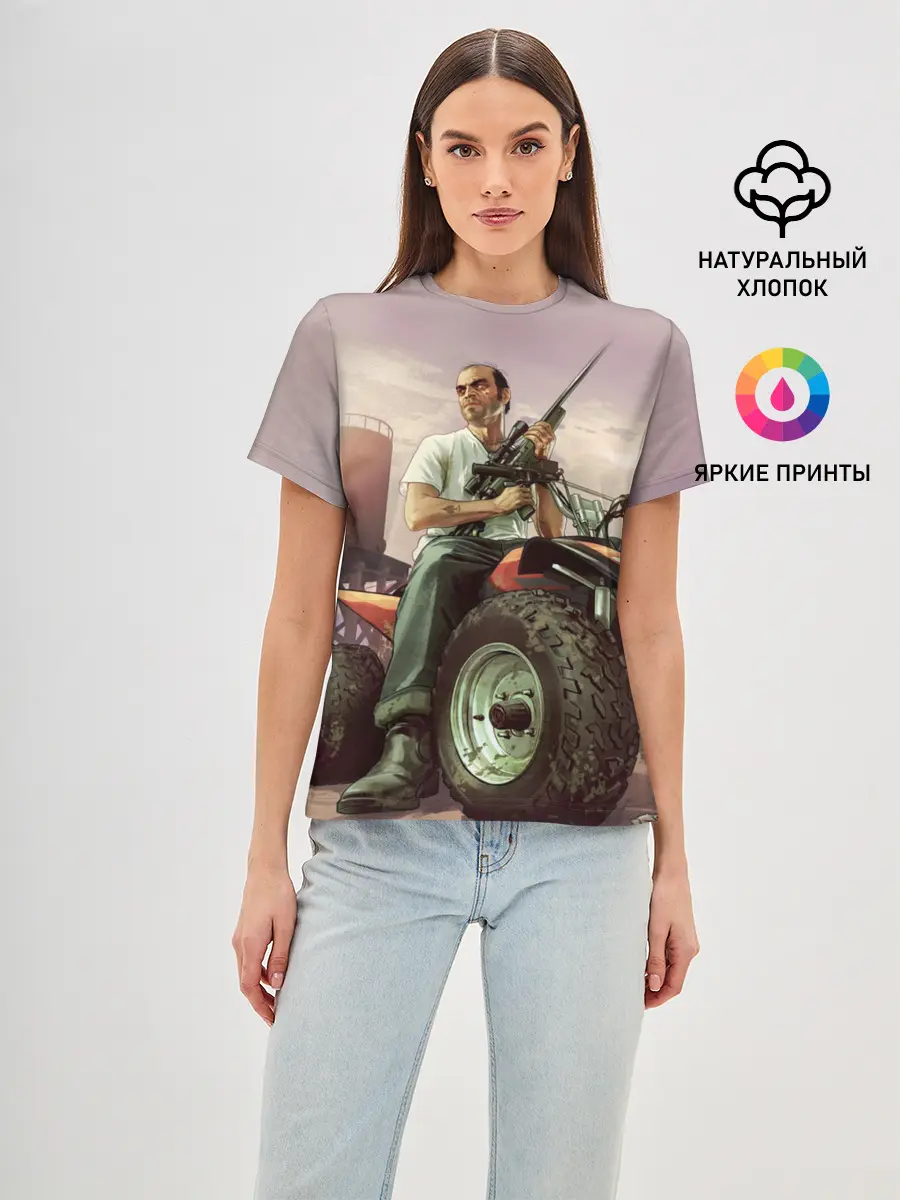 Женская базовая футболка / Grand Theft Auto