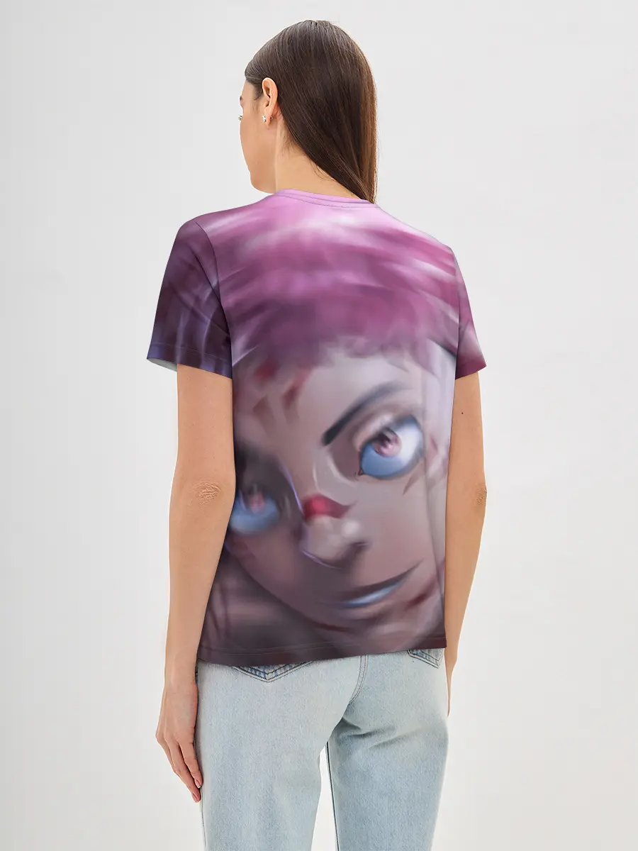 Женская базовая футболка / JUJUTSU KAISEN | SUKUNA вихрь