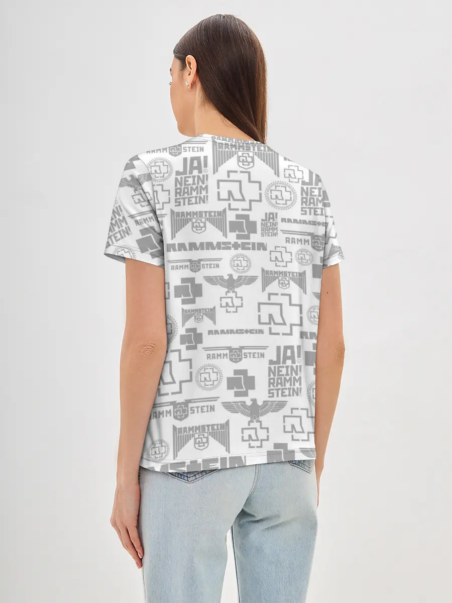 Женская базовая футболка / RAMMSTEIN