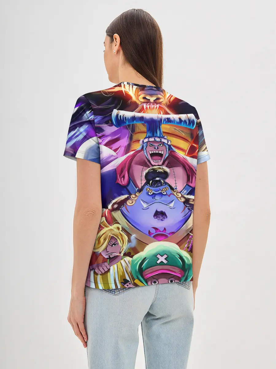 Женская базовая футболка / ONE PIECE | ВАН ПИС ПЕРСОНАЖИ