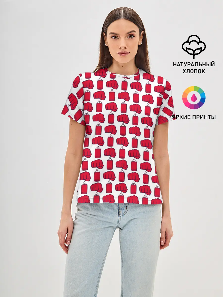 Женская базовая футболка / KickBoxing