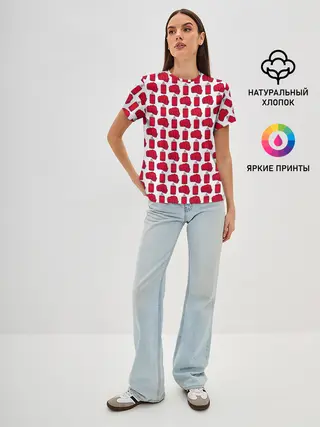 Женская базовая футболка / KickBoxing