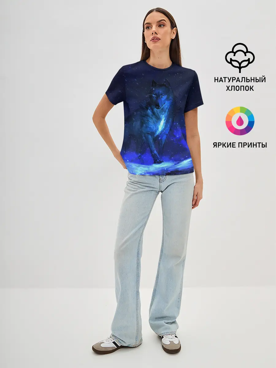 Женская базовая футболка / Dark Wolf