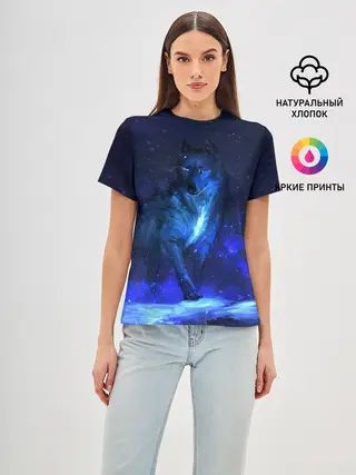 Женская базовая футболка / Dark Wolf