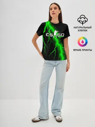Женская базовая футболка / COUNTER STRIKE