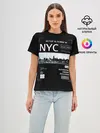Женская базовая футболка / New-York Strips