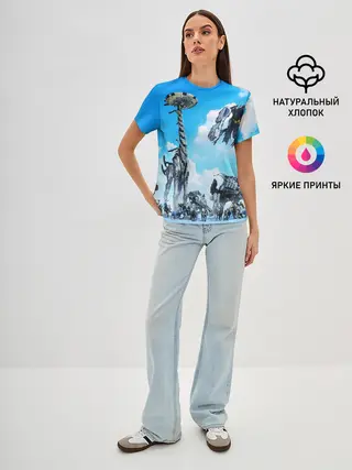 Женская базовая футболка / Horizon Zero Dawn