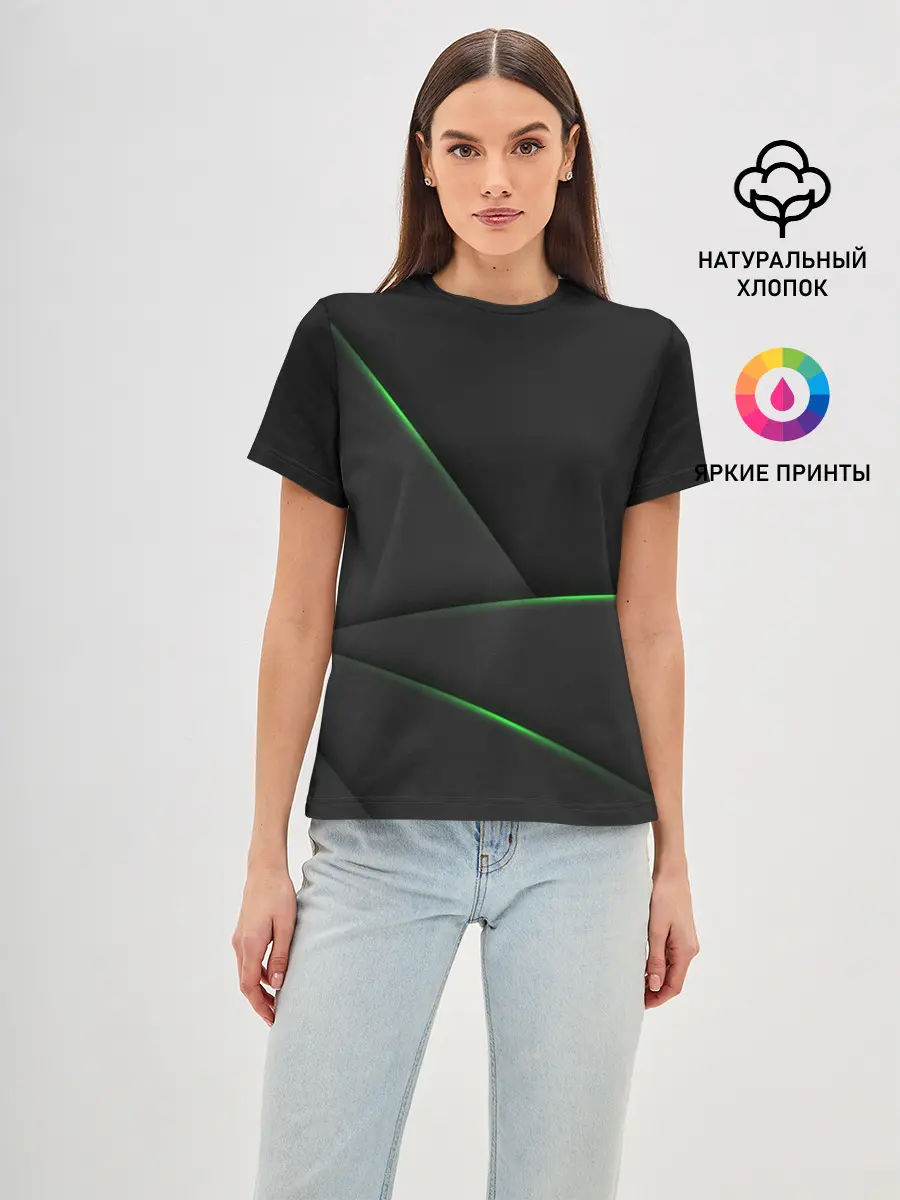 Женская базовая футболка / КАРМАН