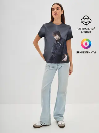 Женская базовая футболка / Виктор Цой.