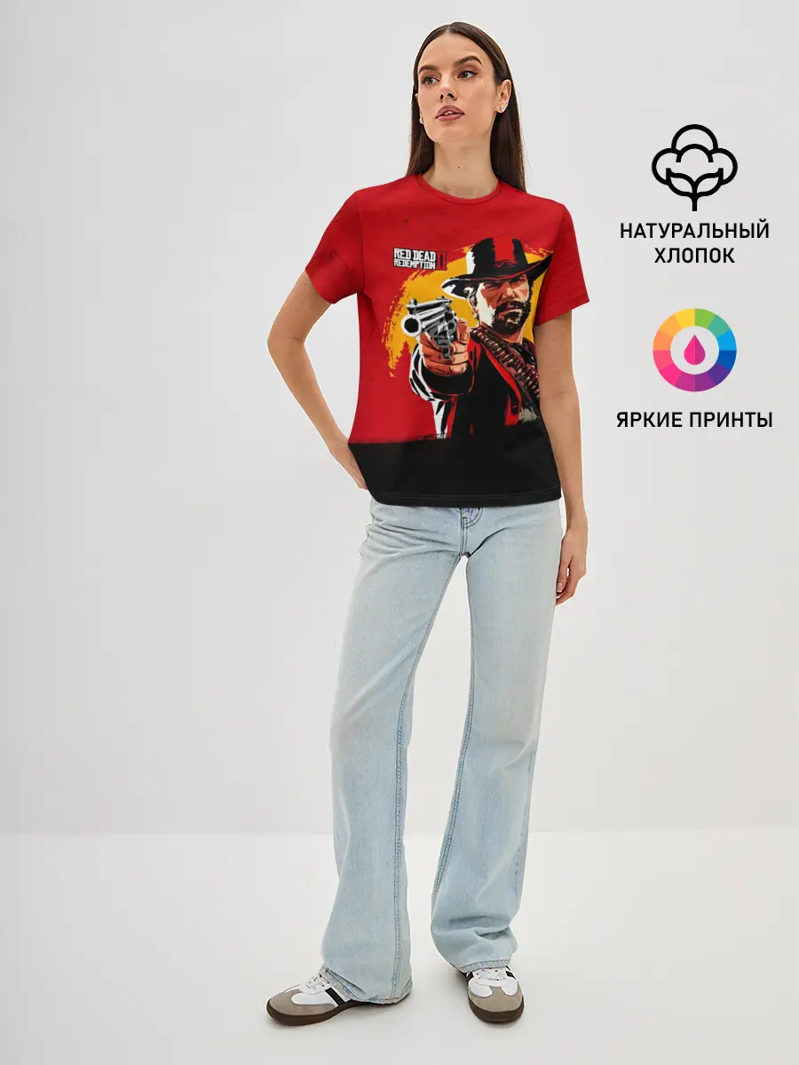 Женская базовая футболка / Red Dead Redemption 2