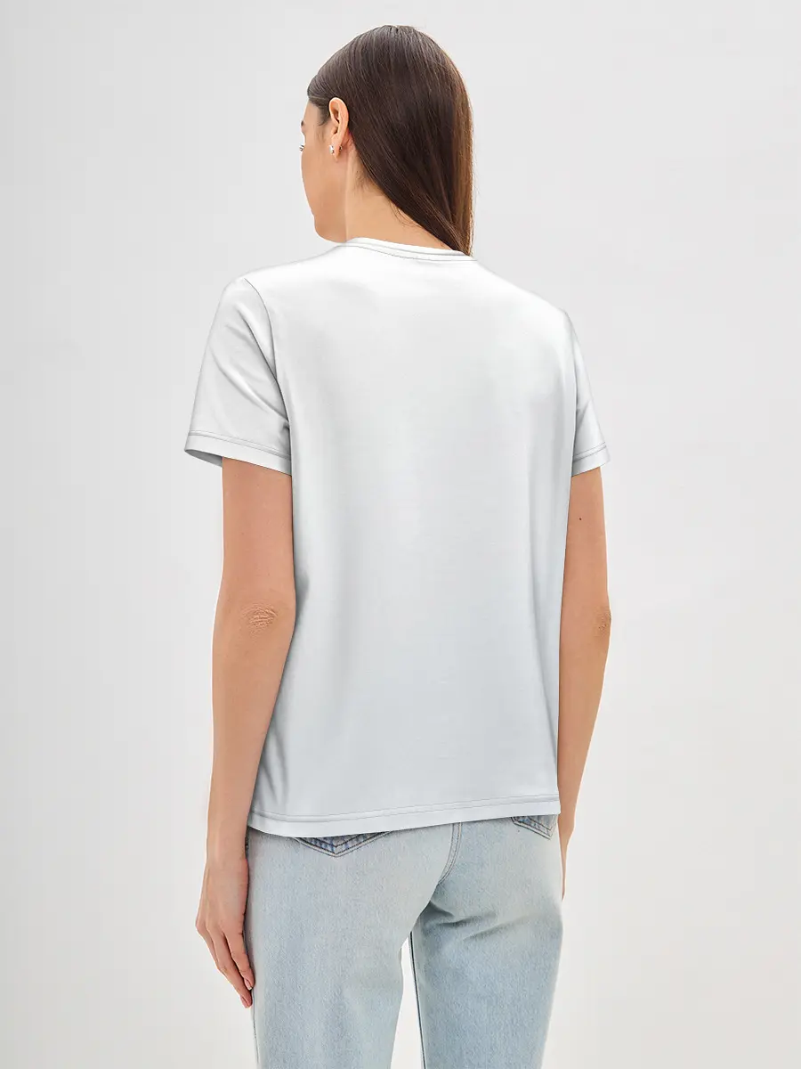 Женская базовая футболка / Для тебя бессмертный