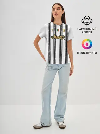 Женская базовая футболка / Футбольная форма Роналдо 20/21