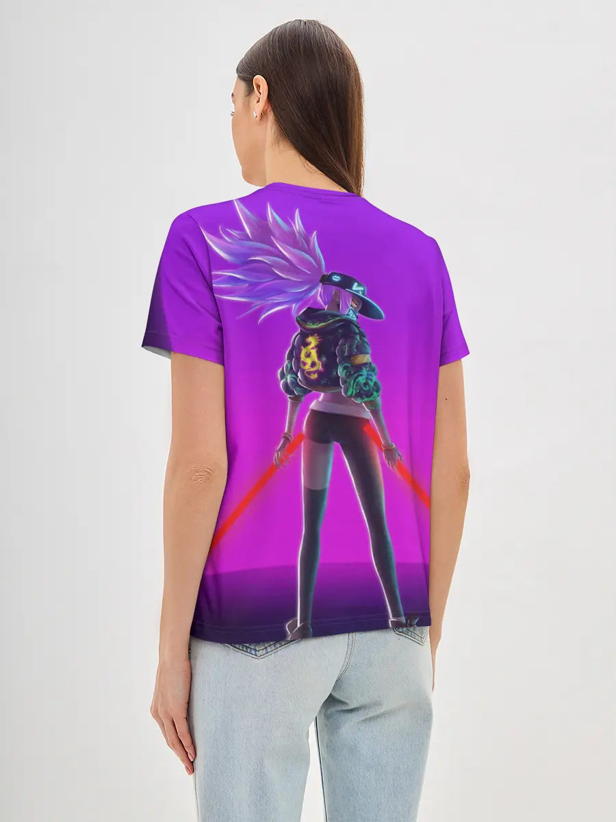 Женская базовая футболка / KDA Akali