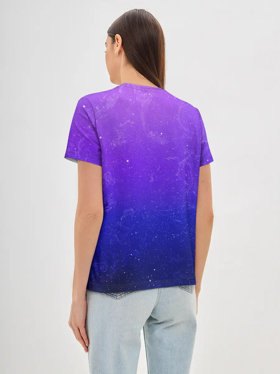 Женская базовая футболка / Звёздное небо