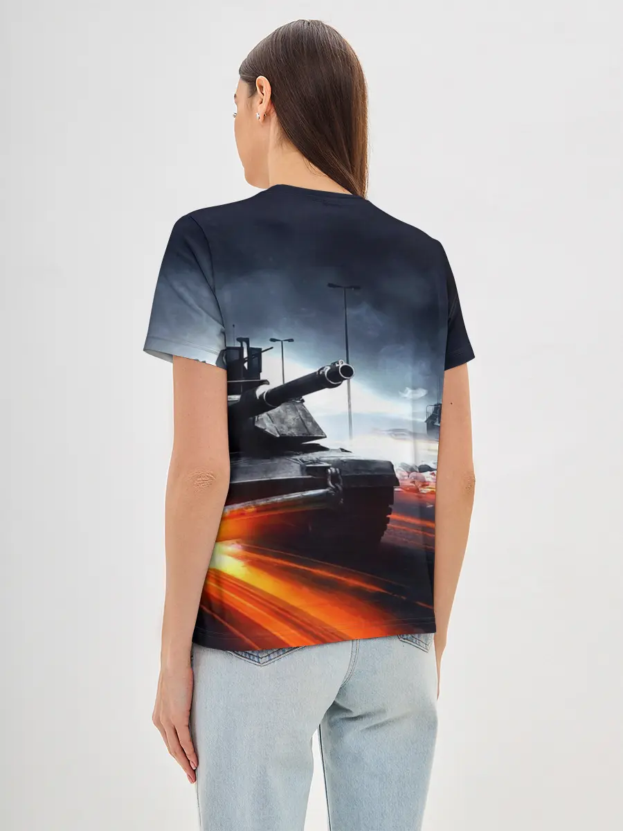 Женская базовая футболка / BATTLEFIELD