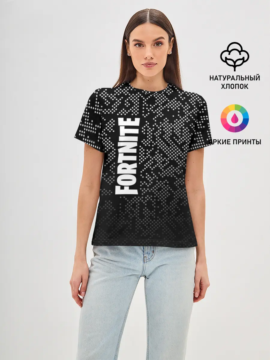 Женская базовая футболка / Fortnite