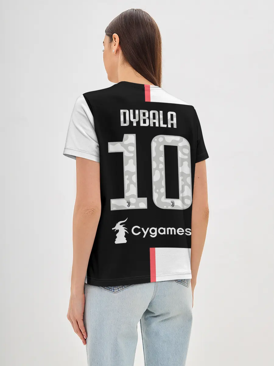 Женская базовая футболка / Дибала Форма 19/20 Домашняя