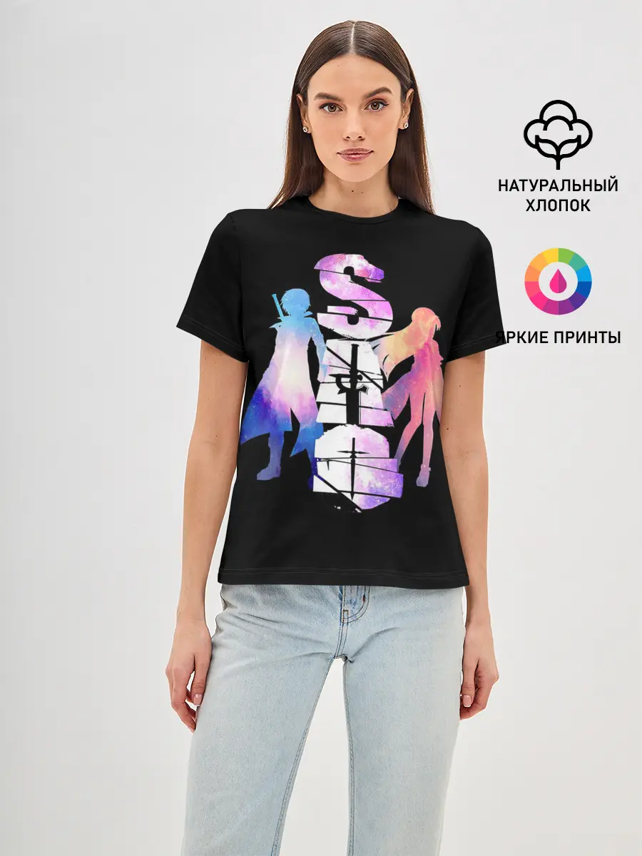 Женская базовая футболка / Мастера Меча Онлайн