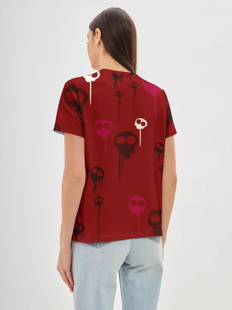 Женская базовая футболка / Hazbin Hotel