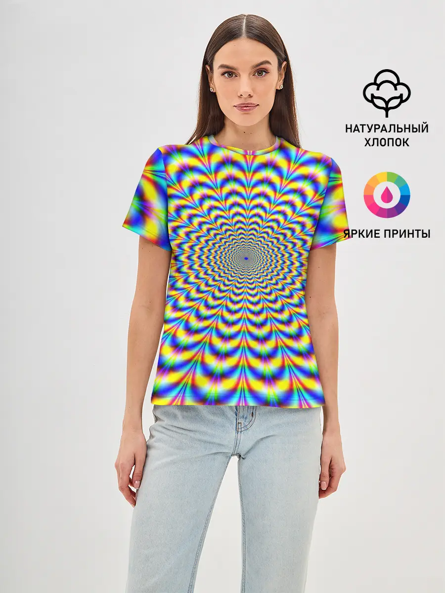 Женская базовая футболка / Пульсация