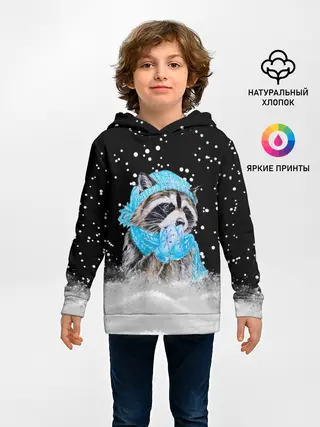 Детское худи / Енот