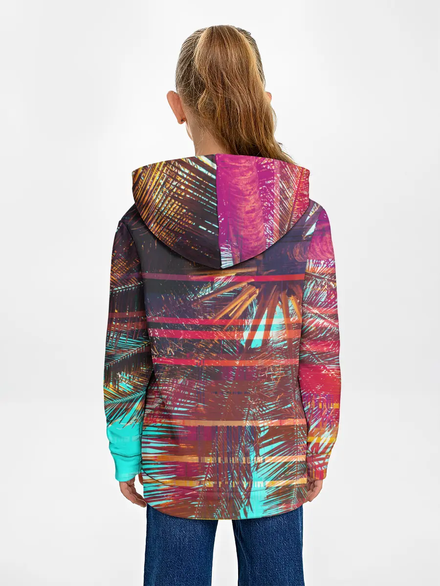 Детское худи / Palm glitch art