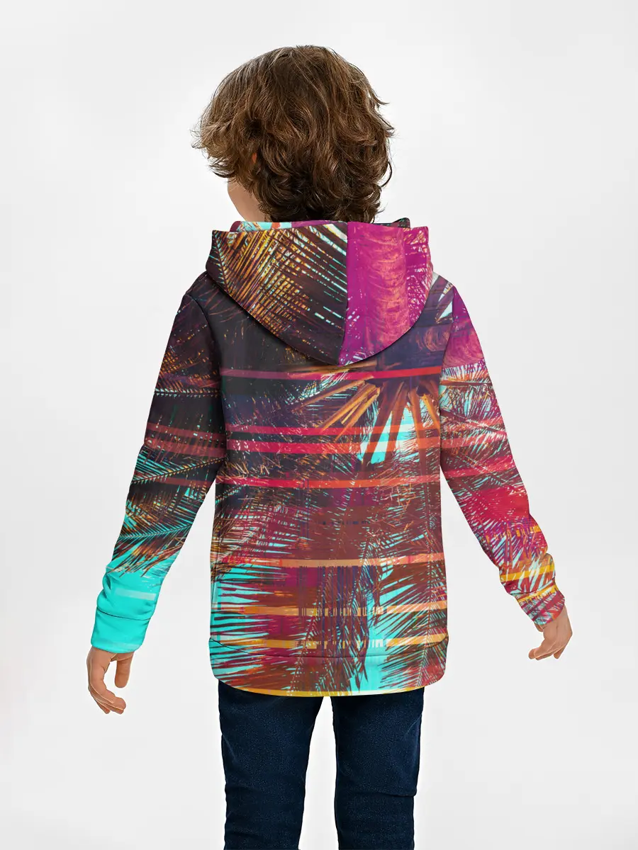 Детское худи / Palm glitch art