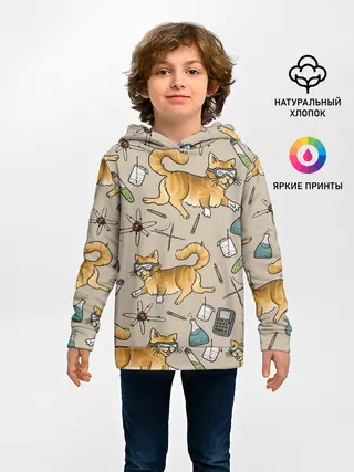 Детское худи / Котики и колбы