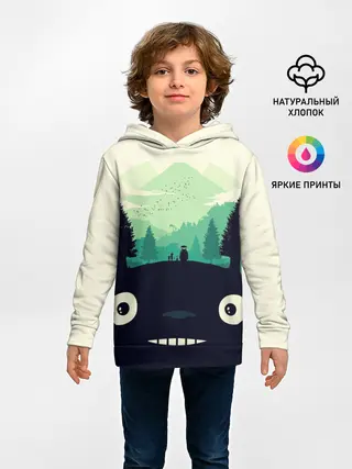 Детское худи / Тоторо охраняет лес