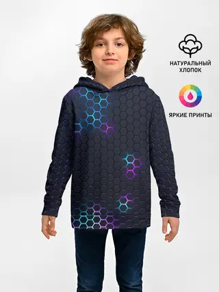 Детское худи / НЕОНОВАЯ БРОНЯ | НЕО БРОНЯ